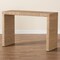 Bali & Pari Colandra Modern Bohemian Natural Brown Seagrass and Wood Console Table 240-13455-ZORO - alternate 3